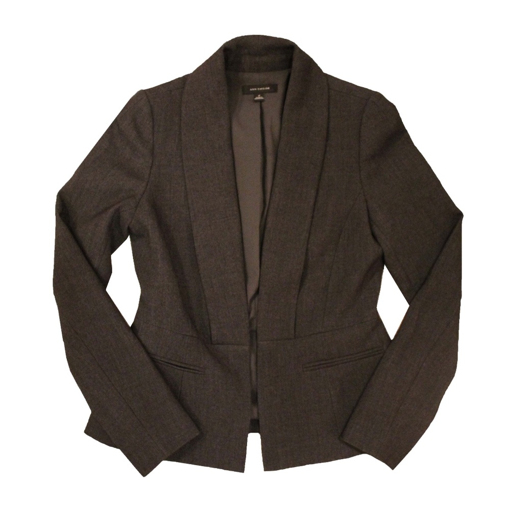 Anne Taylor Women's Blazer (Dark Grey)